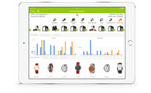 watch & jewelry mobile CRM