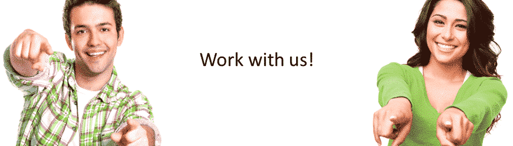 Work with us banner