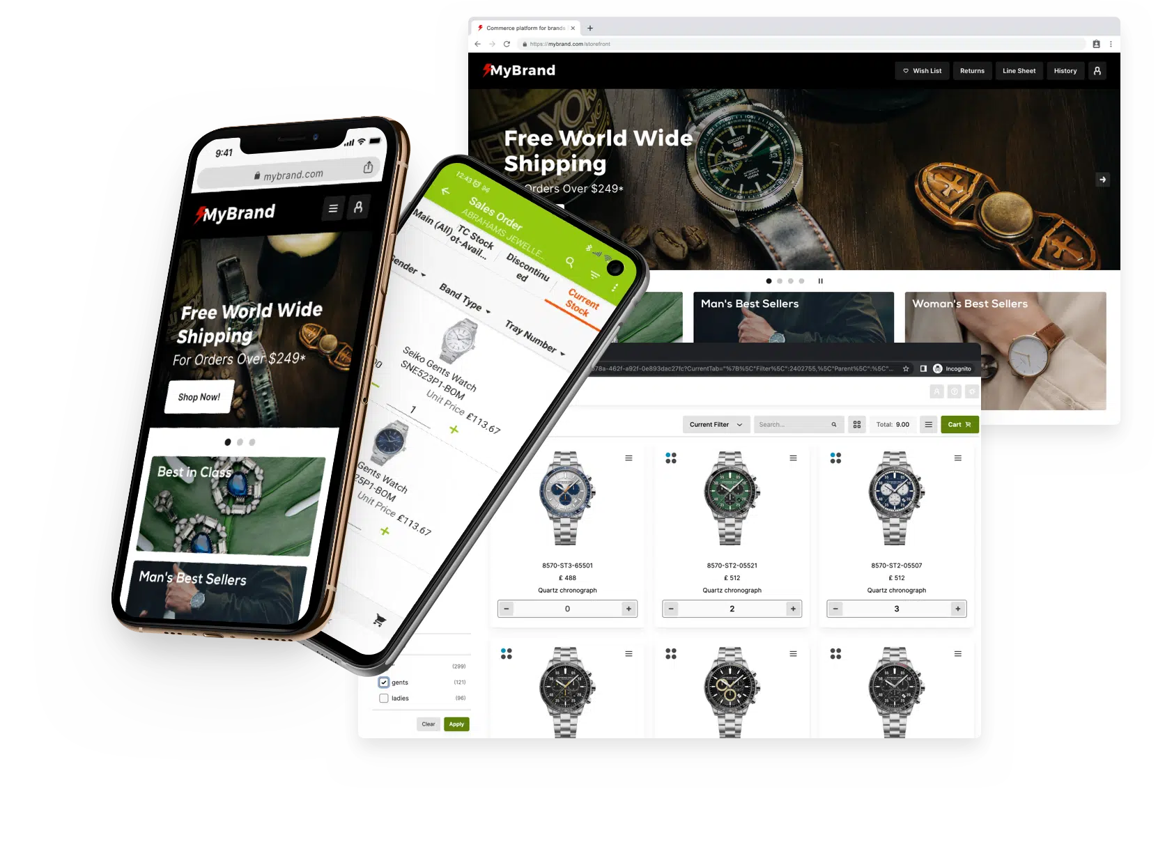 Jewelry & Watches B2B Sales platform
