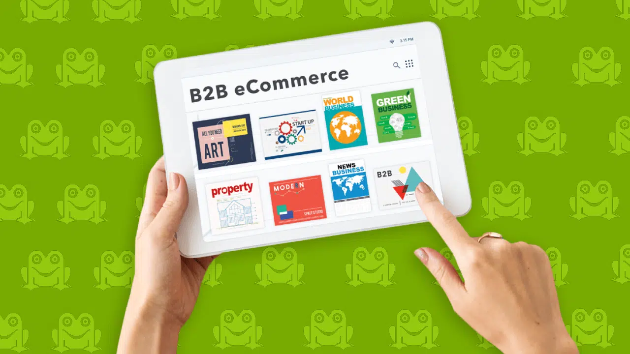 b2b ecommerce tablet