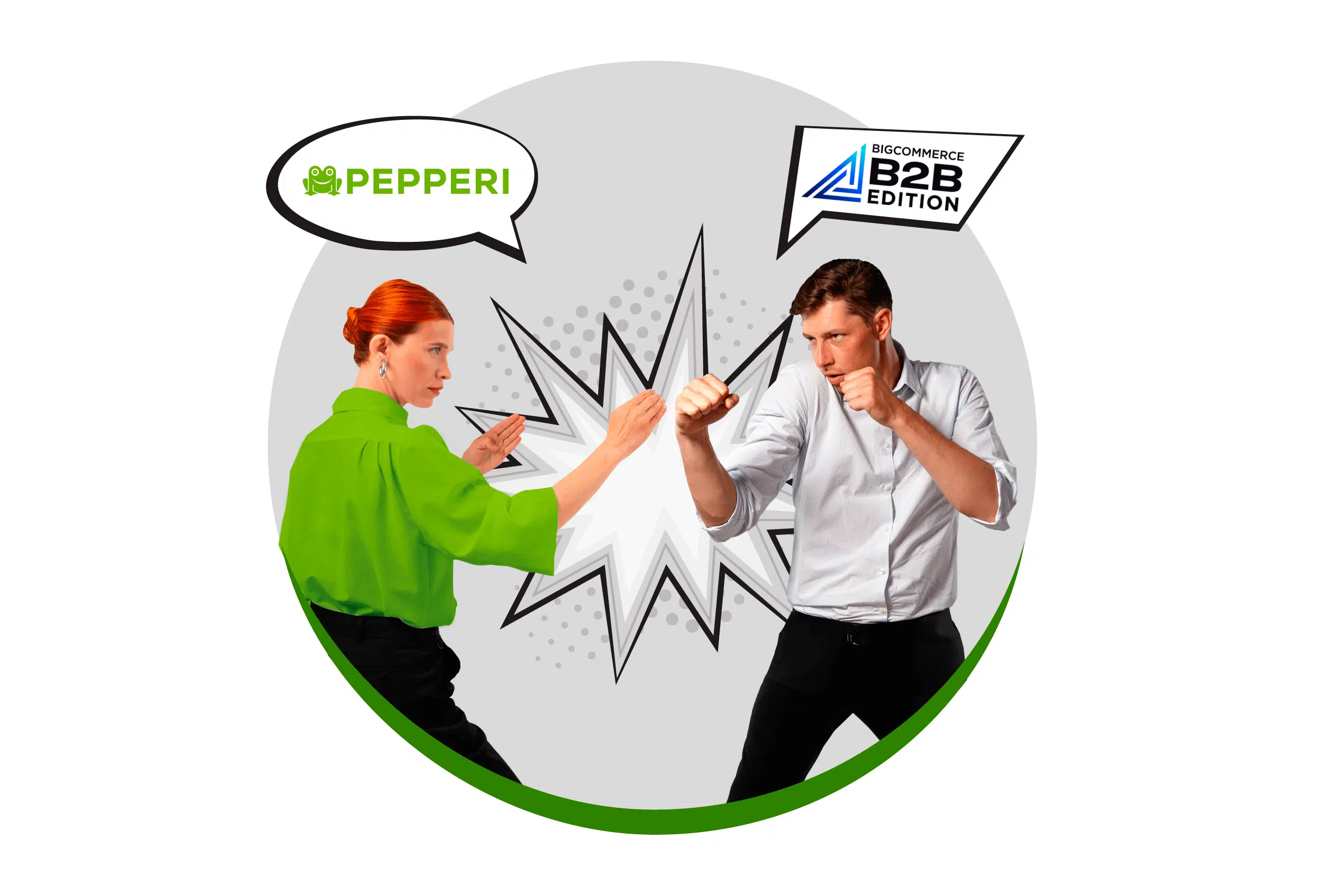 big commerce b2b vs pepperi